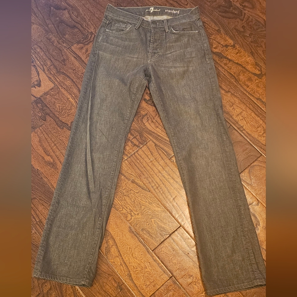 7 For All Mankind Gray Men Jeans